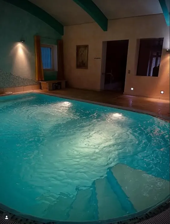 Abendstimmung im Pool